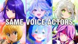 Genshin Impact All Archons Characters Japanese Dub Voice Actors Seiyuu Same Anime Characters