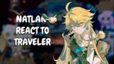 Natlan React To Traveler || Genshin Impact || Gacha React