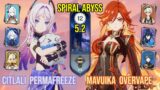 C0 Citlali Permafreeze + C0 Mavuika Overvape | Spiral Abyss 5.2 | Genshin Impact