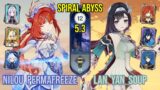 C0 Nilou Permafreeze + C2 Lan Yan Soup | Spiral Abyss 5.3 | Genshin Impact