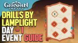 Drills by Lamplight Day – I Event Guide Genshin Impact