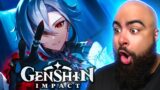 New GENSHIN IMPACT Fan Reacts to Version Trailers!